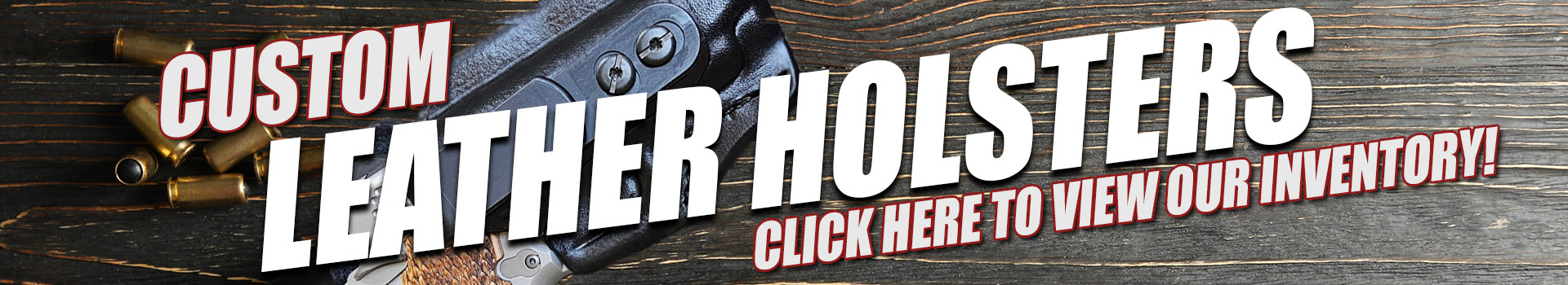 Custom Leather Holster Banner
